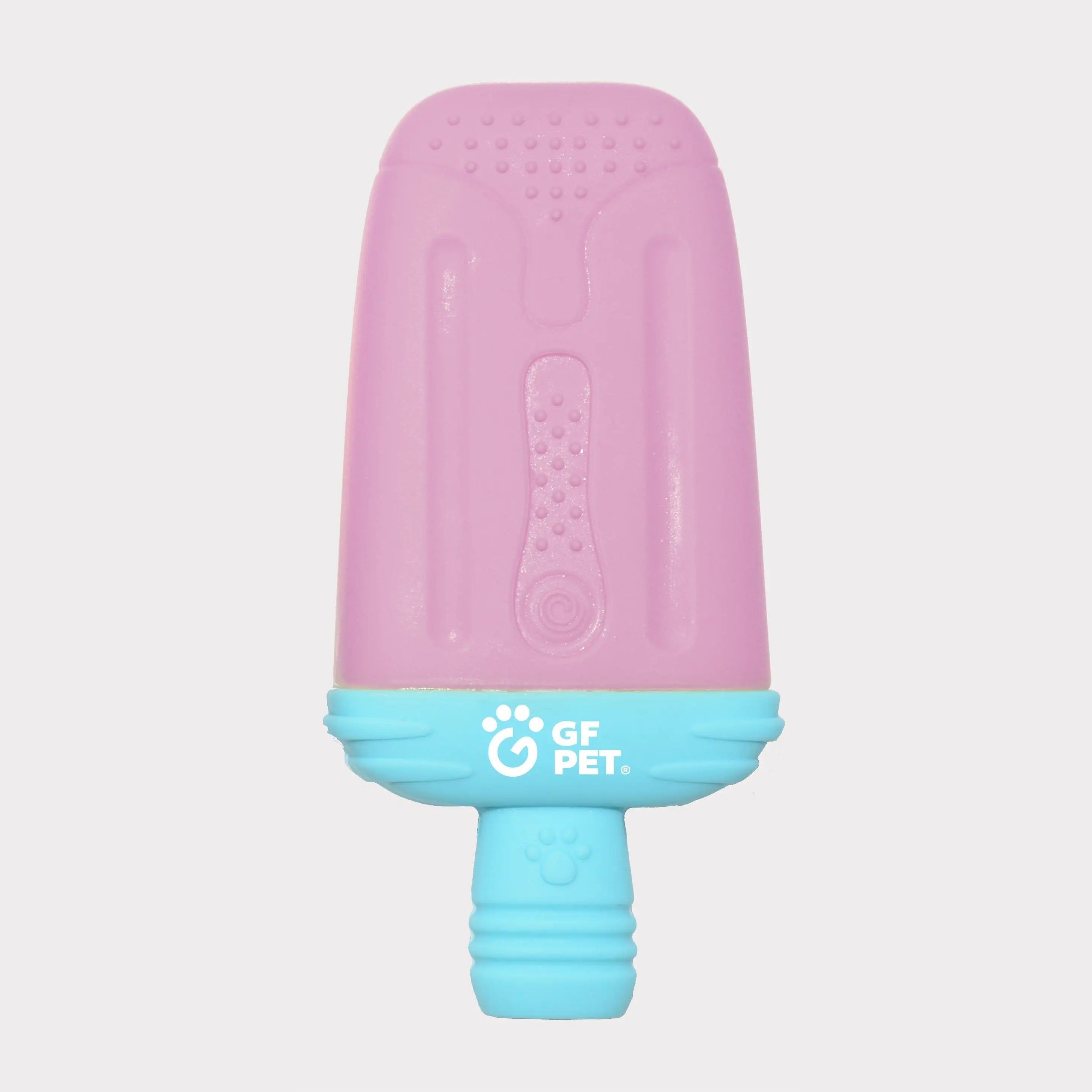 ICE TOY™ Ice Pop | Juguete Refrescante con Forma de Polo para Perros | Sabor Fresa