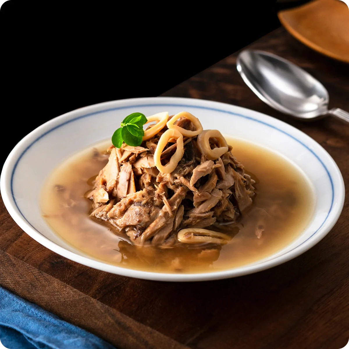 Natural Kitty Broth Series Tuna with Squid in Broth