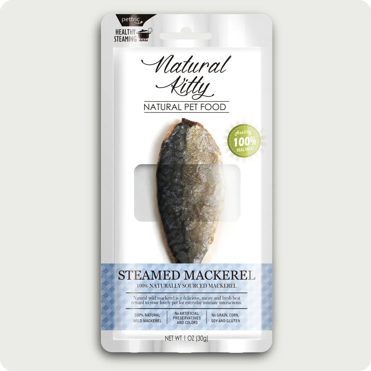 Natural Kitty Fillets Steamed mackerel