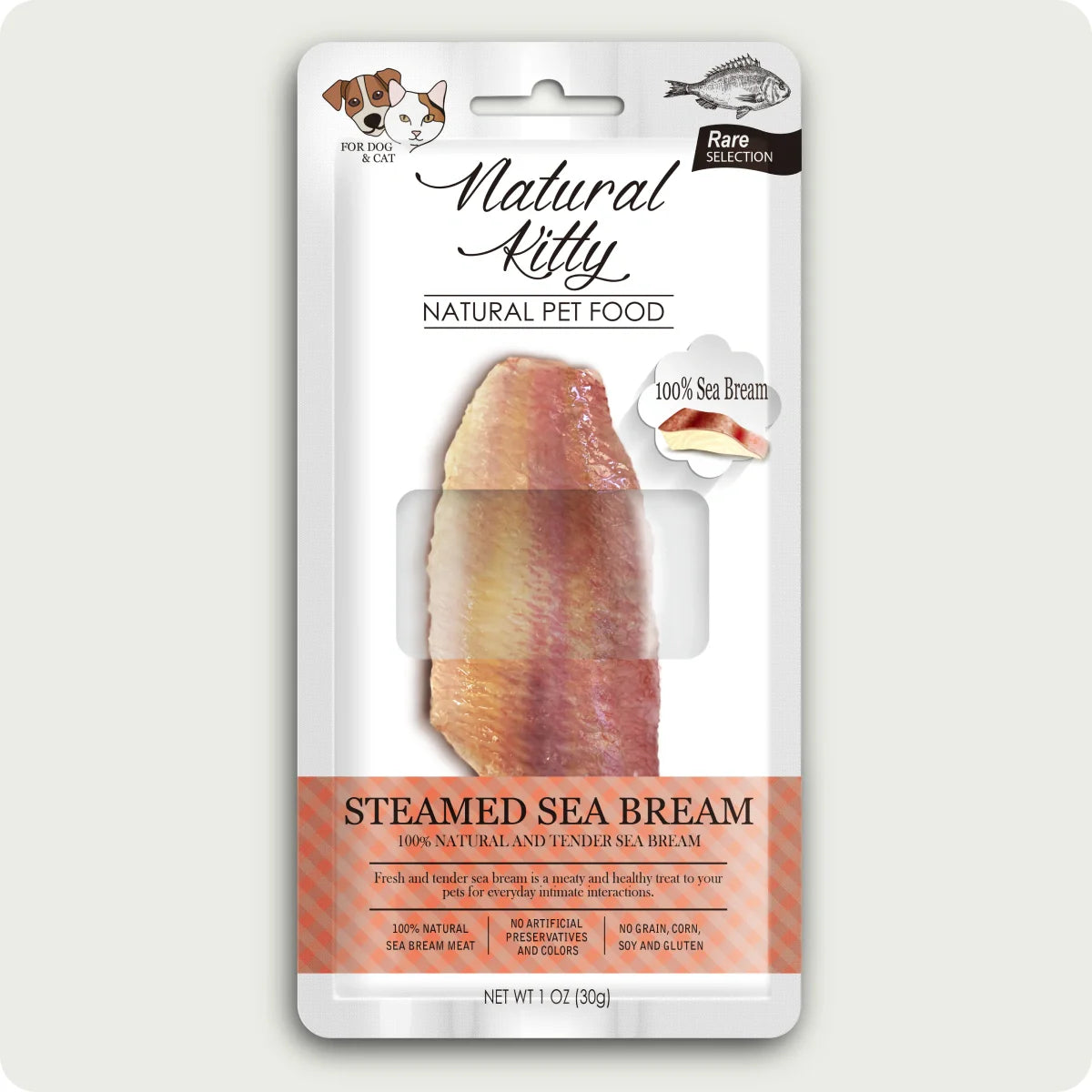 Natural Kitty Fillets Steamed sea bream