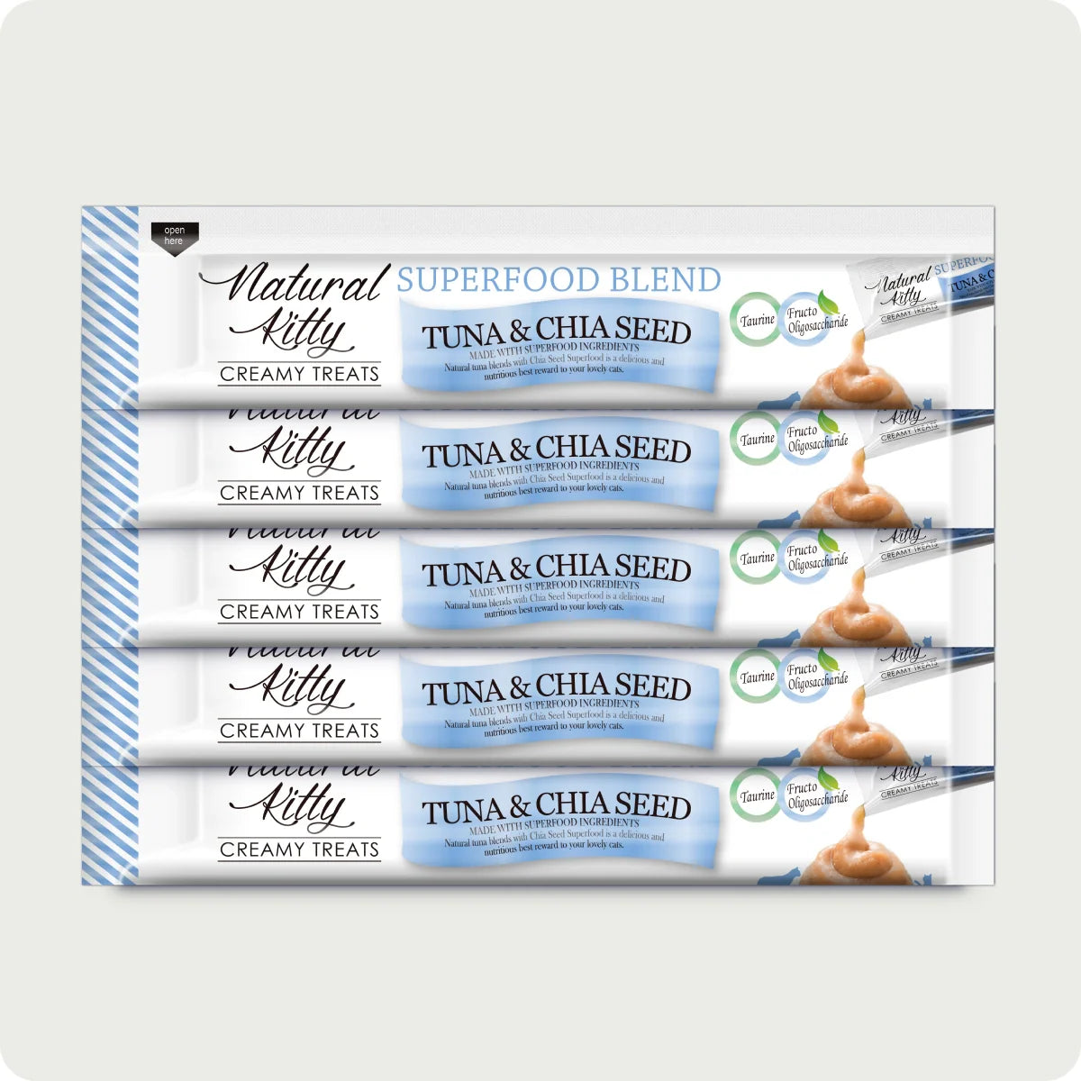 Natural Kitty Creamy Treats Tuna & Chia seed