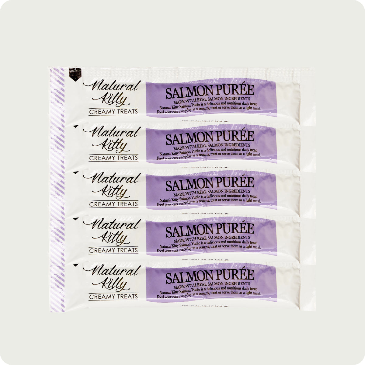 Natural Kitty Functional Creamy Treat - Salmon purée - Skin & Coat