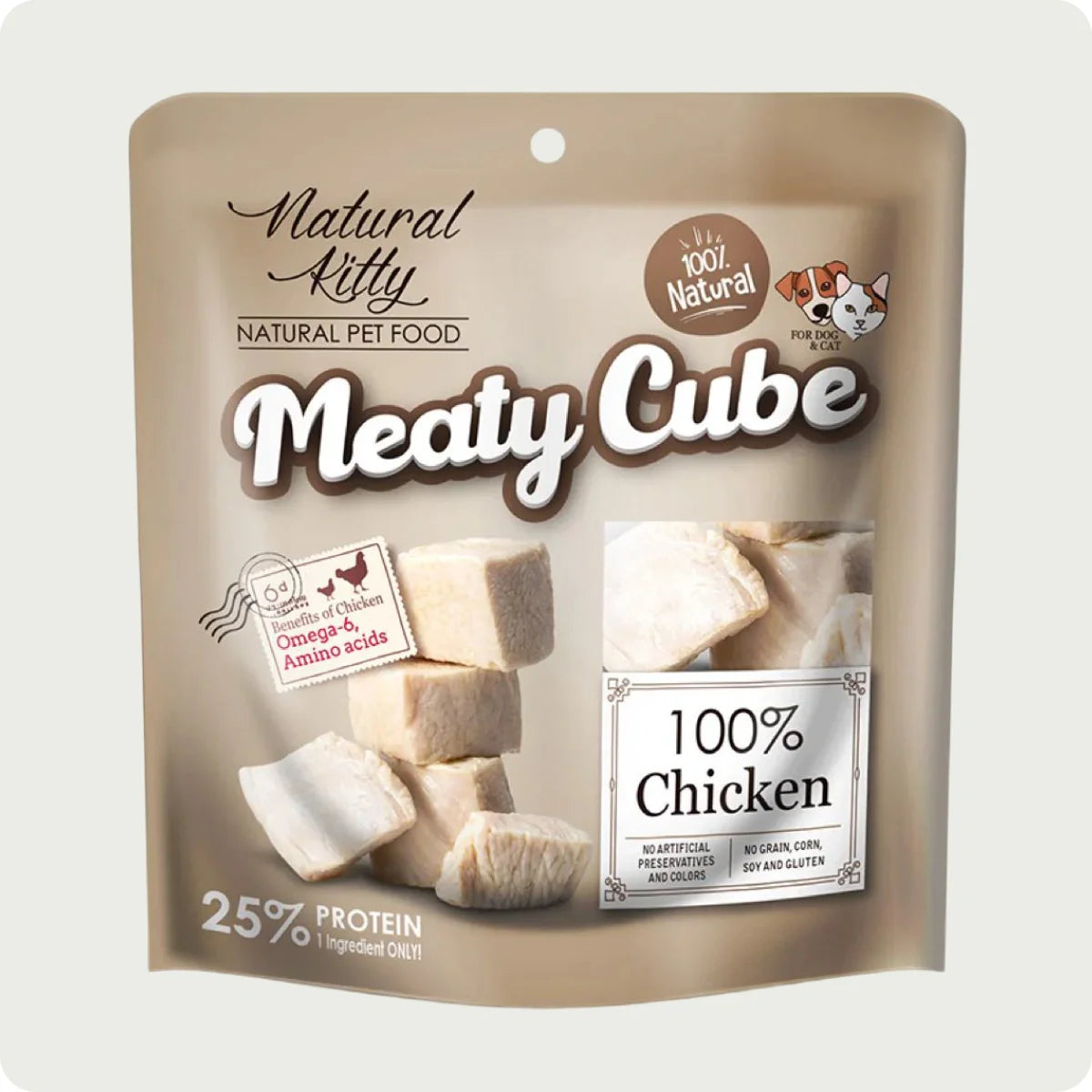 Natural Kitty Meaty Cubes 100% chicken
