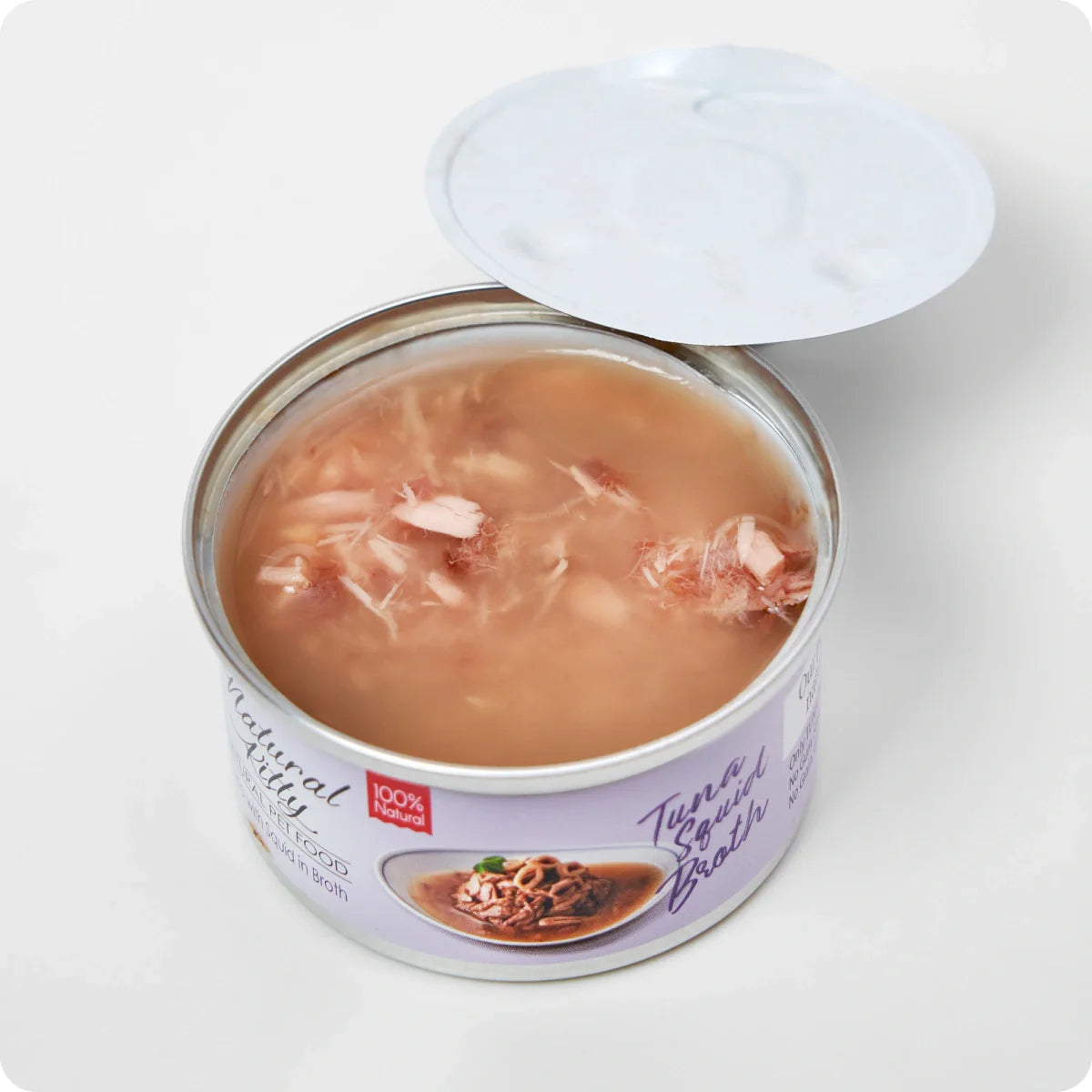 Natural Kitty Broth Series Tuna with Squid in Broth