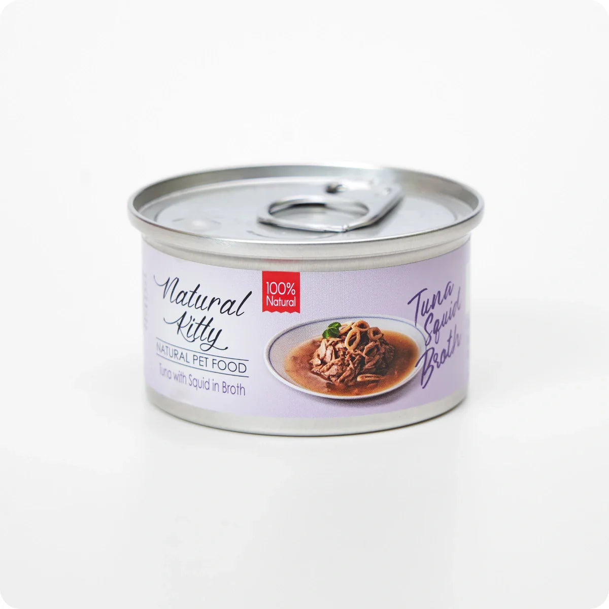 Natural Kitty Broth Series Tuna with Squid in Broth