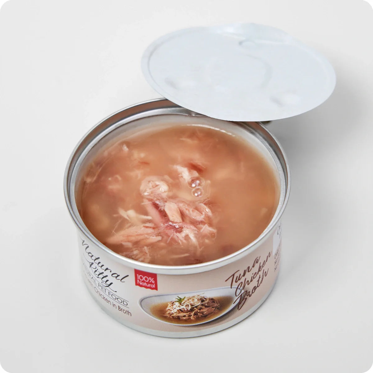 Natural Kitty Broth Series Tuna with Chicken in Broth