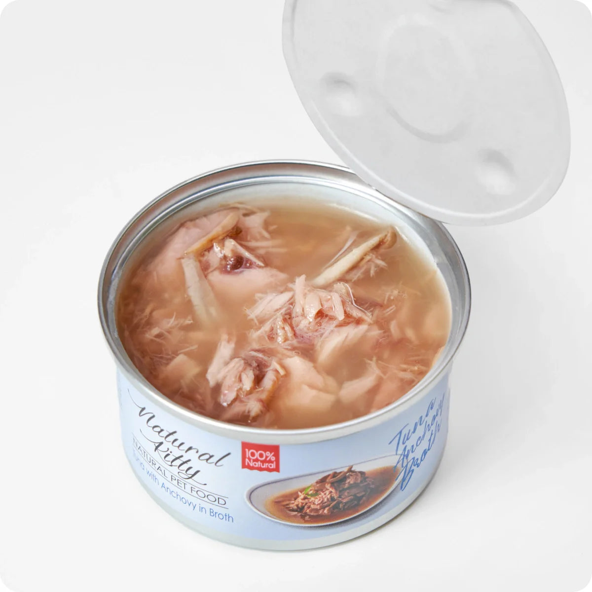 Natural Kitty Broth Series Tuna with Anchovy in Broth