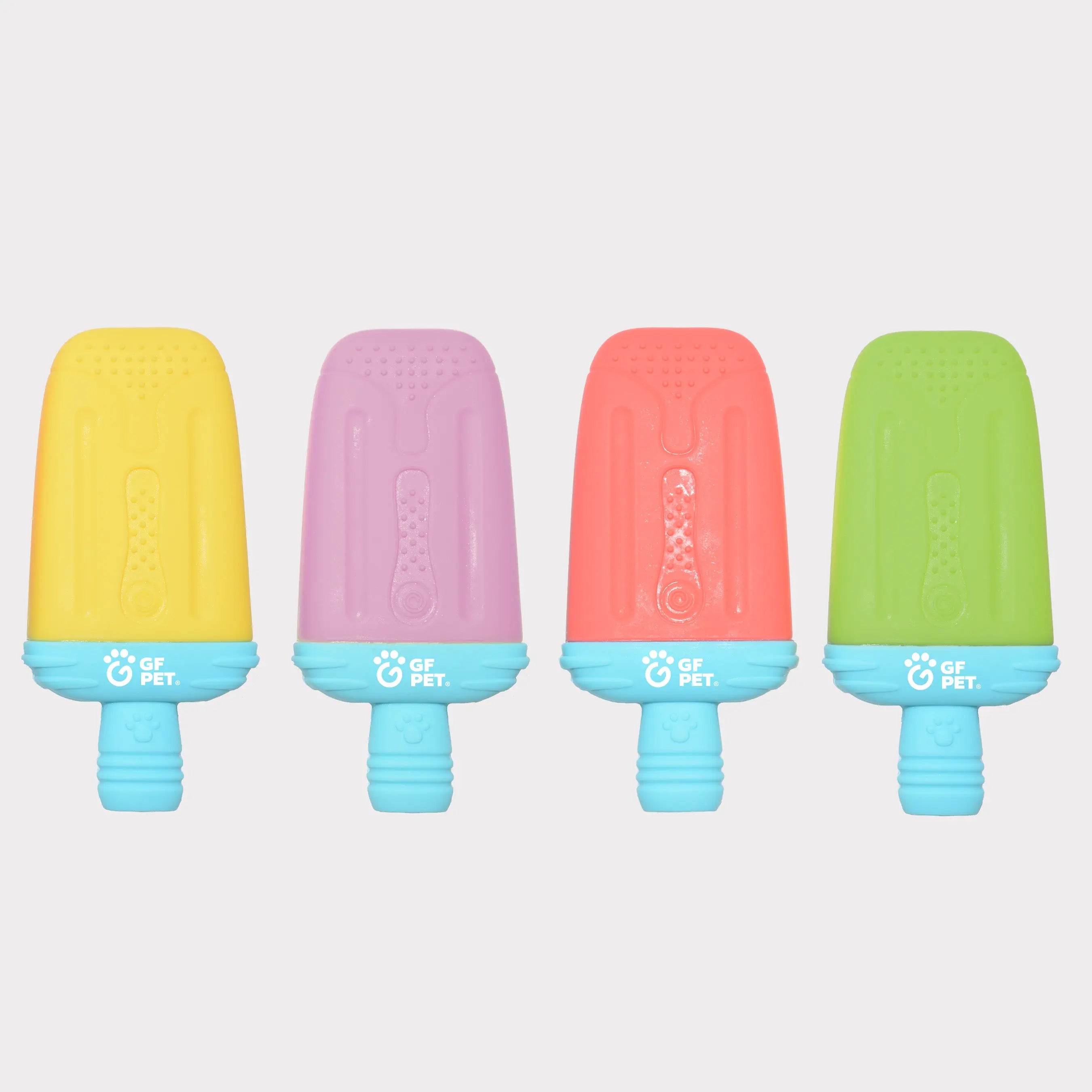 ICE TOY™ Ice Pop | Juguete Refrescante con Forma de Polo para Perros | Sabor Fresa