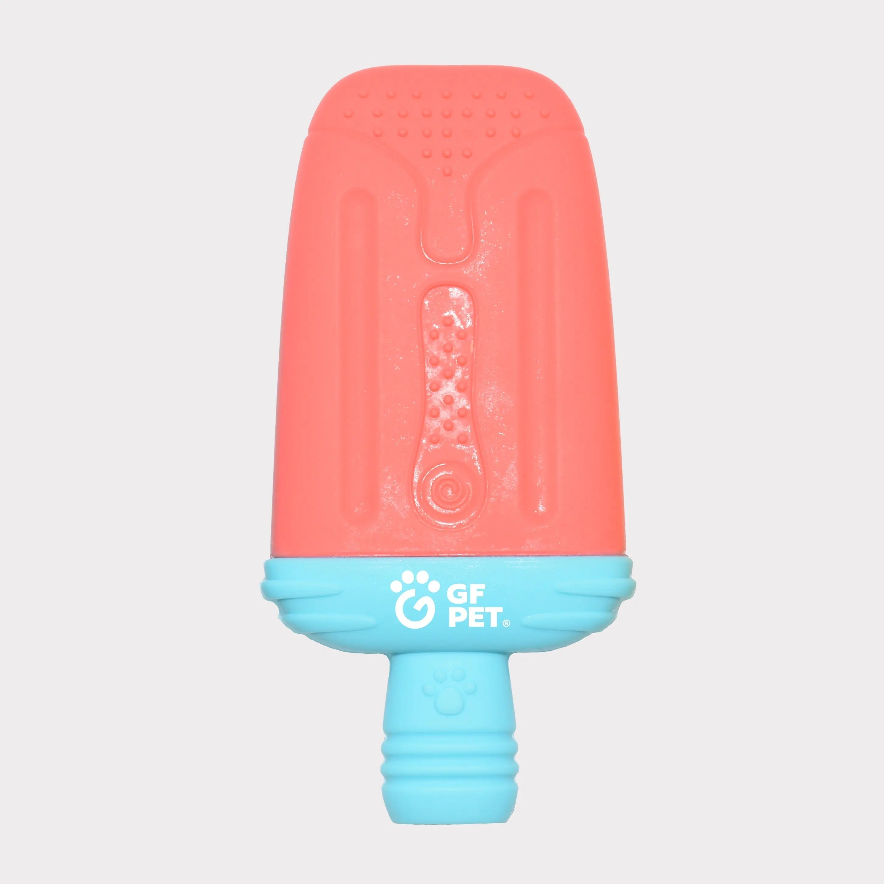 ICE TOY™ Ice Pop | Juguete Refrescante con Forma de Polo para Perros | Sabor Fresa