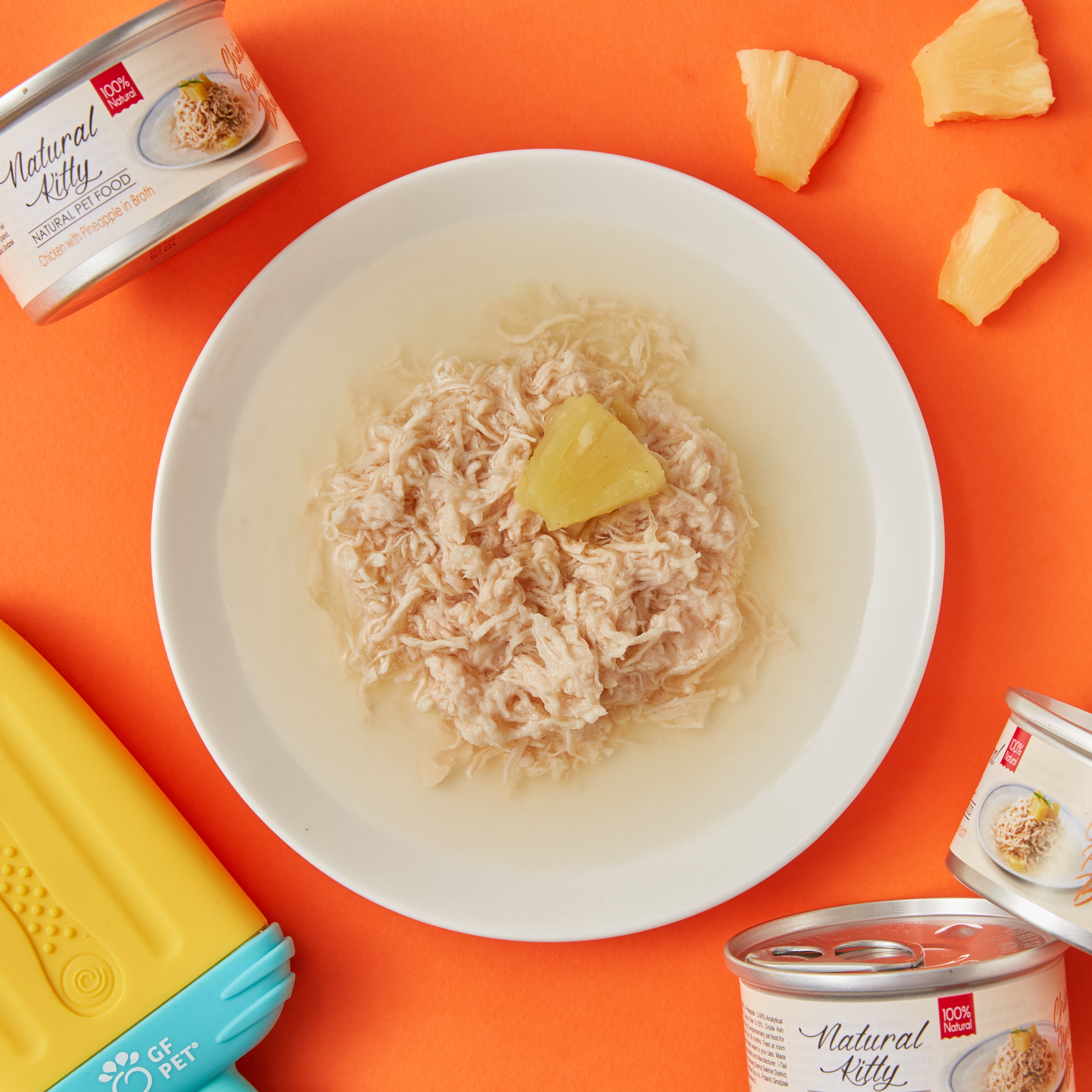 Natural Kitty Broth Series Сhicken with Pineapple in Broth