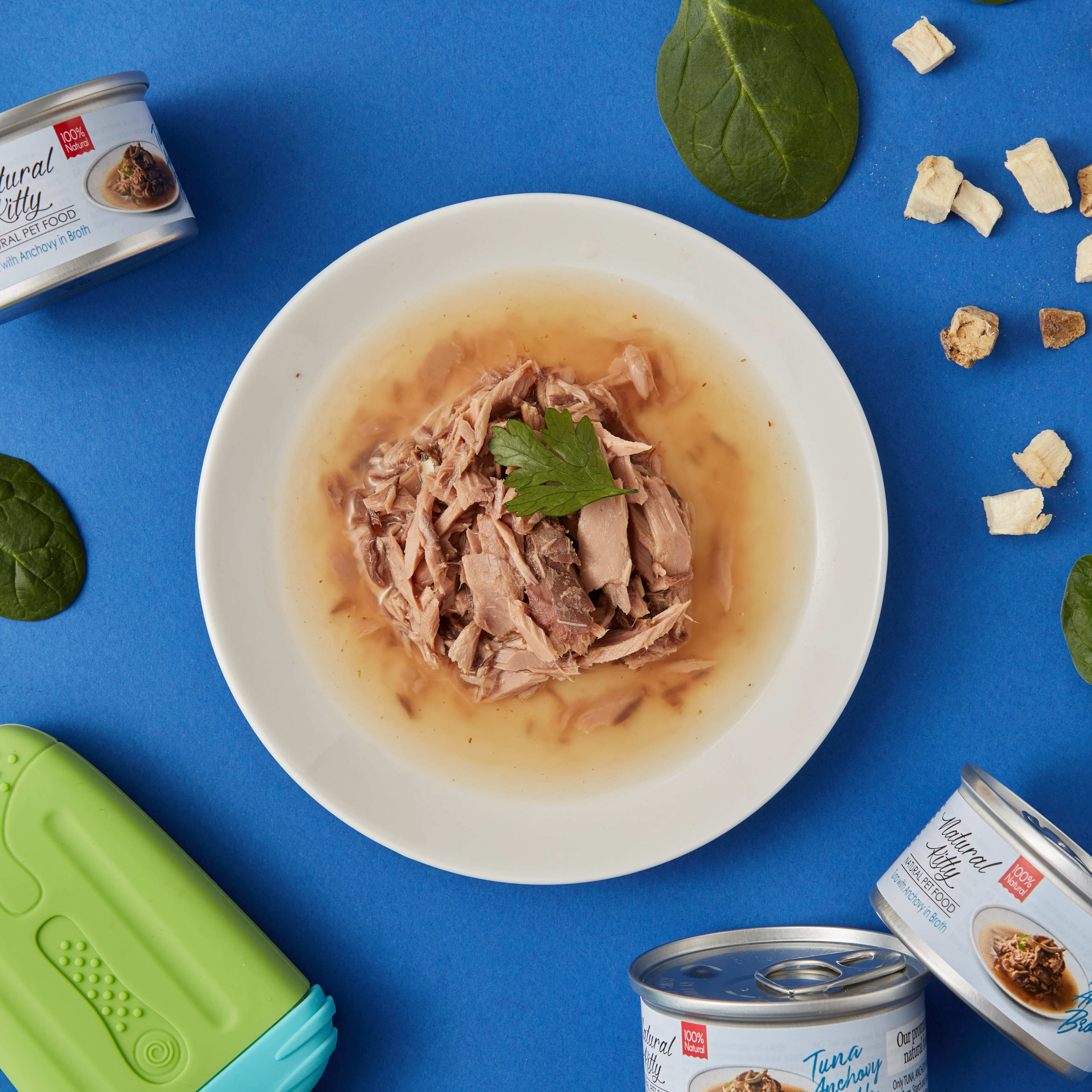 Natural Kitty Broth Series Tuna with Anchovy in Broth